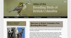 Desktop Screenshot of birdatlas.bc.ca
